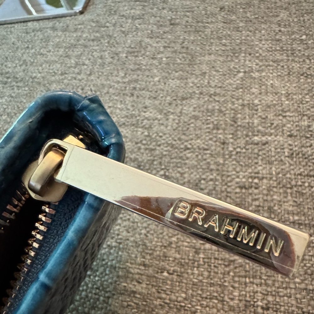 NWT Brahmin Melbourne Embossed Leather Kayla Clutch - Picture 13 of 13